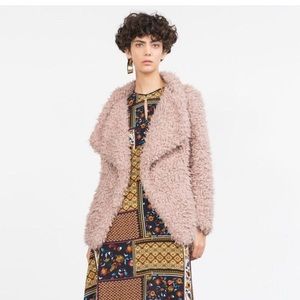 Zara faux fur jacket